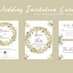 Free Wedding Invitation Card Template ~ Creativetacos Throughout Wedding Card Size Template