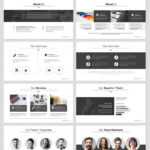 Freepiker | Black White Powerpoint Template Regarding Replace Powerpoint Template