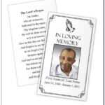 Funeral Prayer Card Template Free | Vincegray2014 inside Prayer Card Template For Word