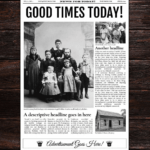 Google Docs Newspaper Template | Newsletter Intended For Newspaper Template For Powerpoint