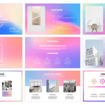 Gradient Color Free Powerpoint Template And Free Google With Regard To Multimedia Powerpoint Templates