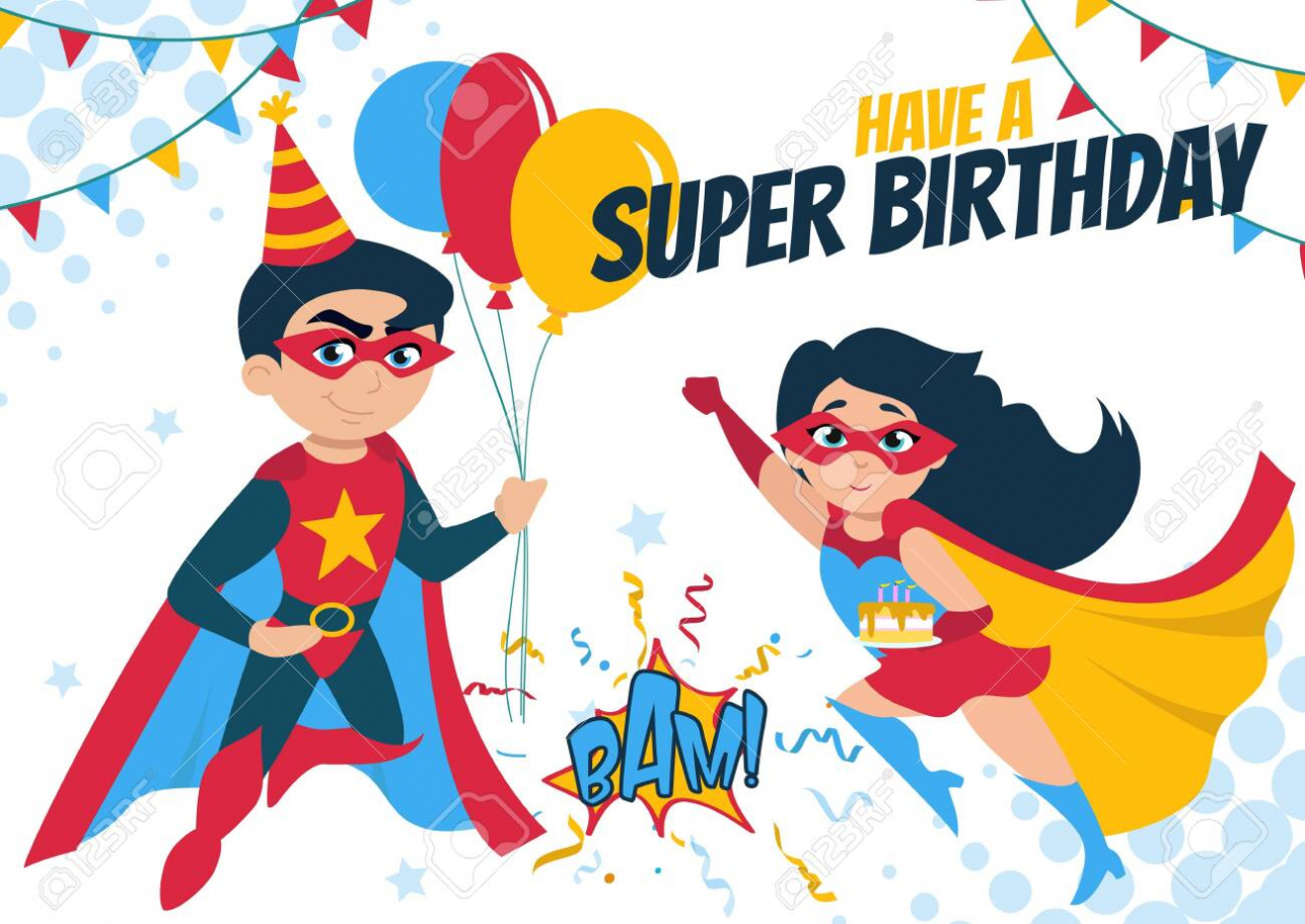 Superman Birthday Card Template - Creative Inspirational Template Examples
