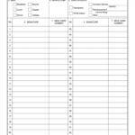 Headcount Sheet – Fill Out And Sign Printable Pdf Template | Signnow In Usmc Meal Card Template
