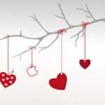 Heart Branch For Valentine Day Background For Powerpoint For Valentine Powerpoint Templates Free