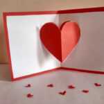 Heart Pop Up Card By Zainab In Pop Out Heart Card Template