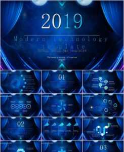 High-Tech Ppt Template For Scientific And Technological throughout High Tech Powerpoint Template