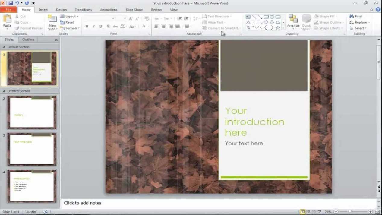 How To Edit A Powerpoint Template