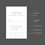 How To Correctly Word Your Wedding Rsvp Card | Meldeen Throughout Template For Rsvp Cards For Wedding