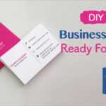 How To Create Your Business Cards In Word – Professional And Print Ready In  4 Easy Steps! Inside Word Template For Business Cards Free