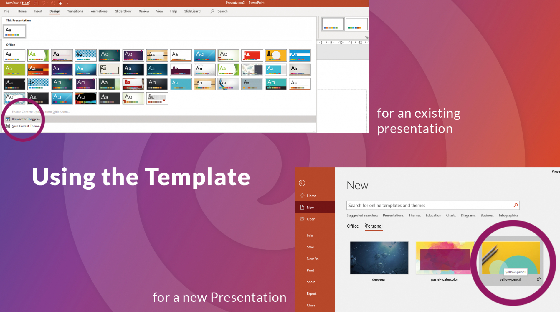 How To Save A Powerpoint Template As A Design