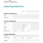 How To Customize A Registration Form Template Using Pertaining To Product Line Card Template Word