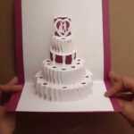 How To Make A Amazing Wedding Cake Pop Up Card Tutorial – Free Template For Pop Up Wedding Card Template Free