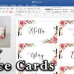 How To Make Diy Place Cards With Mail Merge In Ms Word And Adobe Illustrator Within Tent Name Card Template Word