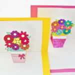 How To Make Pop Up Flower Cards With Free Printables Regarding Pop Up Card Templates Free Printable