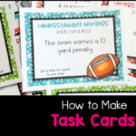 How To Make Task Cards | Technically Speaking With Amy Inside Task Cards Template