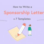How To Write A Sponsorship Letter (+ 7 Templates) Within Sponsor Card Template