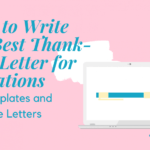 How To Write The Best Thank You Letter For Donations + Three Pertaining To Soccer Thank You Card Template