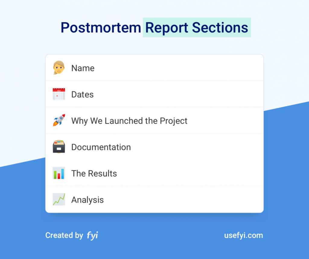 How To Write The Perfect Postmortem Report In Post Mortem Template How To Write The Perfect Postmortem Report In Post Mortem Template