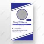 Id Card Design Template Download On Pngtree With Regard To Portrait Id Card Template
