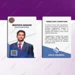 Id Card Design Template Template Download On Pngtree In Photographer Id Card Template
