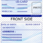 Id Card Template – Identification Card Template Printable Inside Pvc Card Template