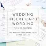 Insert Card Wording Samples | The Wedding Stationery Guide In Wedding Hotel Information Card Template