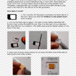 Iphone 5 Iphone 4 Micro Sim Subscriber Identity Module Throughout Sim Card Template Pdf