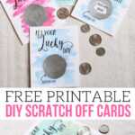 It'S Your Lucky Day! Free Diy Scratch Off Cards – The Crazy For Scratch Off Card Templates