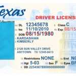 Latest Texas Driver'S License Psd Template – Vccking In Texas Id Card Template