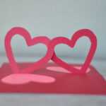 Linked Hearts Pop Up Card Template With Regard To Twisting Hearts Pop Up Card Template