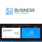Logo And Business Card Template For Classroom, Class In Teacher Id Card Template