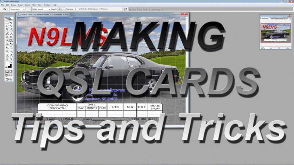 Making Qsl Cards-Tips And Tricks in Qsl Card Template