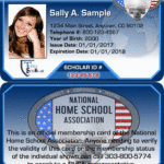 Membership Card – Home Learning Association With Teacher Id Card Template