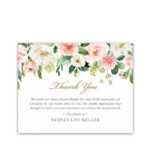 Memorial Thank You Card Printable Template For Bereavement Cards For Sympathy Thank You Card Template