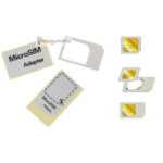 Micro Sim Card Cutting Template + 1 Adaptor Convert Mini Sim Card To Micro Sim Intended For Sim Card Cutter Template
