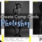 Model Comp Card With Adobe Photoshop + Free Template For Zed Card Template