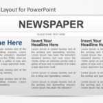 Newspaper Powerpoint Template With Regard To Newspaper Template For Powerpoint