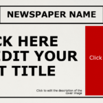 Newspaper Template For Powerpoint And Google Slides For Newspaper Template For Powerpoint