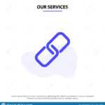 Our Services Clip, Paper, Pin, Metal Solid Glyph Icon Web With Regard To Push Card Template