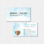 Personalized Rodan & Fields Business Card, Rodan & Fields Template Cards  Rf111 Intended For Rodan And Fields Business Card Template