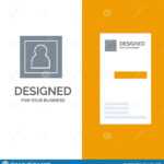 Photo, Photographer, Photography, Portrait Grey Logo Design For Photographer Id Card Template