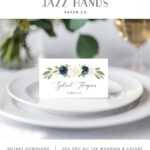 Place Card Template, Escort Card Template, Printable Wedding Pertaining To Printable Escort Cards Template