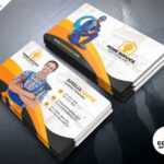 Plumber Business Card Psd Template | Psdfreebies Throughout Visiting Card Psd Template