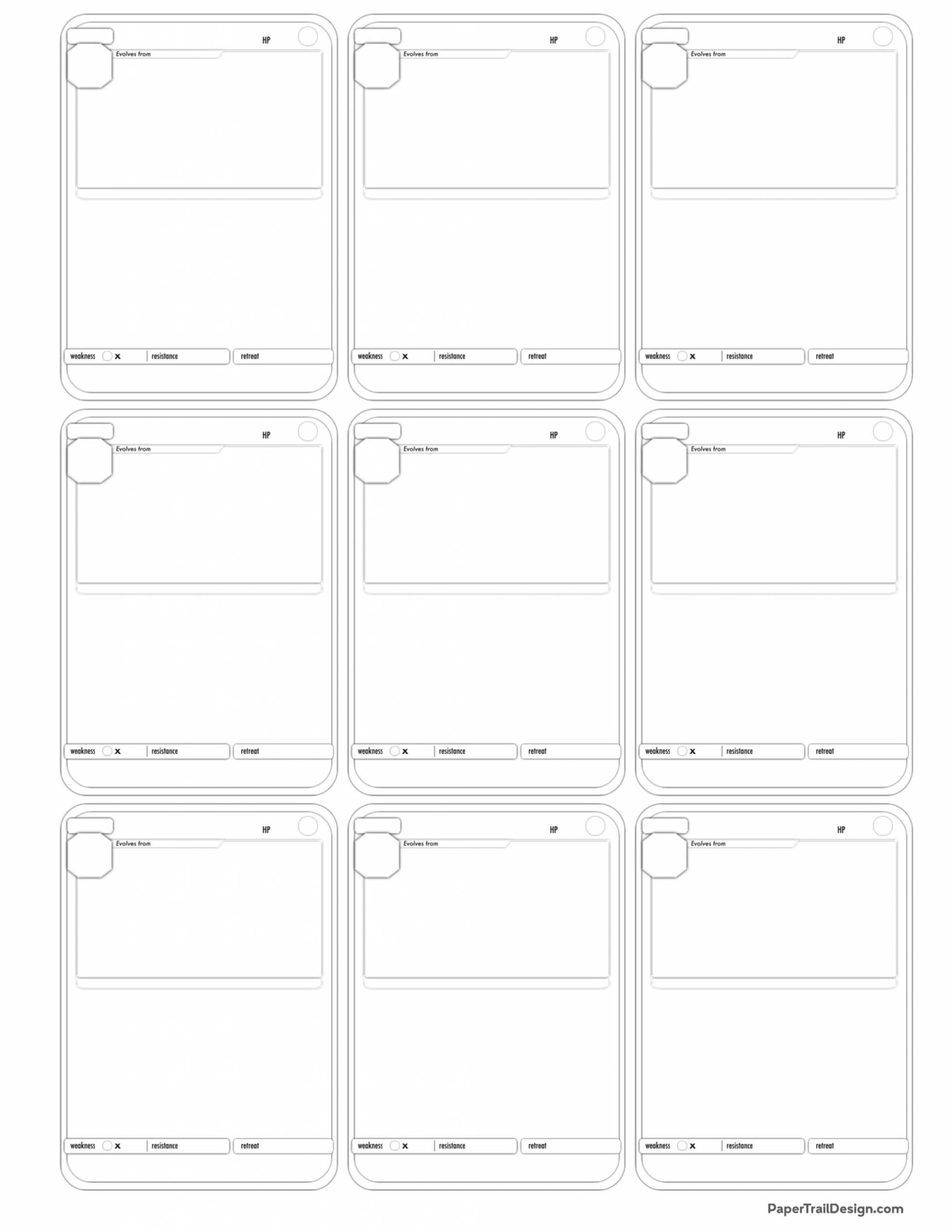 Pokemon Trainer Card Template - Creative Inspirational Template Examples