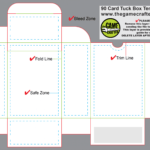 Poker Tuck Box (90 Cards) With Regard To Playing Card Template Illustrator