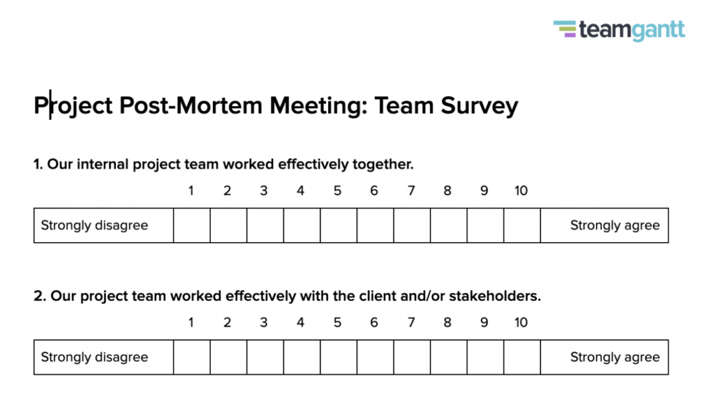 Post Mortem Meeting Template And Tips Teamgantt Inside Post Mortem Post Mortem Meeting Template And Tips Teamgantt Inside Post Mortem