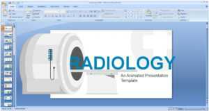 Powerpoint Animated Presentation Template: Radiology Theme regarding Radiology Powerpoint Template