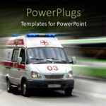 Powerpoint Template: A Very Fast Moving Ambulance With Over With Regard To Ambulance Powerpoint Template