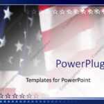 Powerpoint Template: American Flag Patriotic On Faded In Patriotic Powerpoint Template