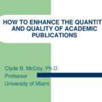 Ppt – How To Enhance The Quantity And Quality Of Academic Inside University Of Miami Powerpoint Template